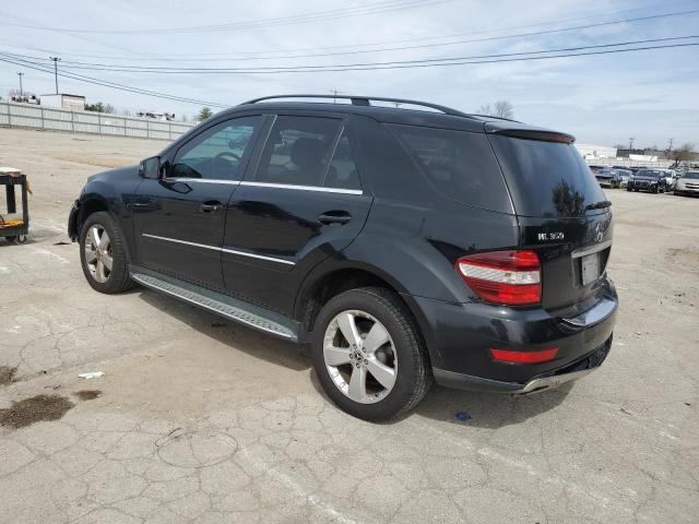 4JGBB8GB7BA705699 - 2011 MERCEDES-BENZ ML 350 4MATIC BLACK photo 2