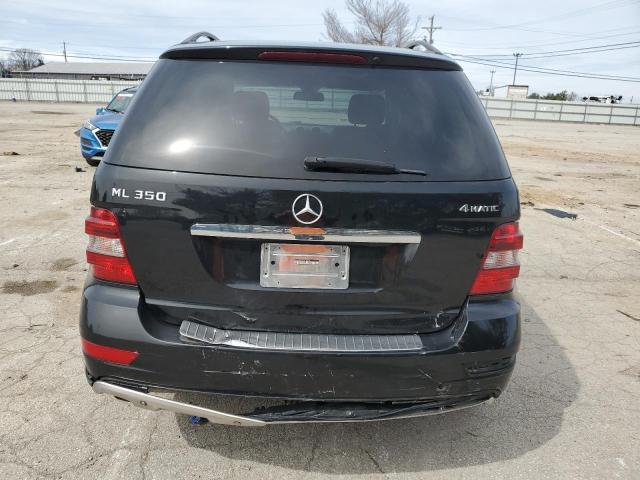4JGBB8GB7BA705699 - 2011 MERCEDES-BENZ ML 350 4MATIC BLACK photo 6