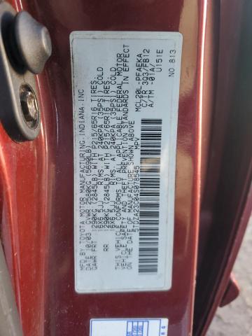 5TDZA23C04S078545 - 2004 TOYOTA SIENNA CE RED photo 12