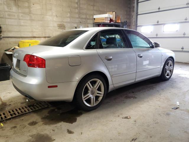 WAUDF78E37A127898 - 2007 AUDI A4 2.0T QUATTRO SILVER photo 3