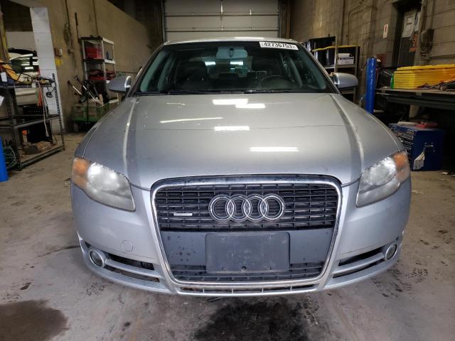 WAUDF78E37A127898 - 2007 AUDI A4 2.0T QUATTRO SILVER photo 5