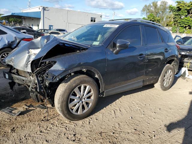 JM3KE2CY3F0543267 - 2015 MAZDA CX-5 TOURING GRAY photo 1