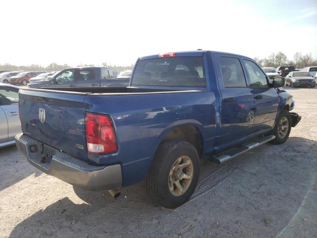 1D7RB1CP2AS156472 - 2010 DODGE RAM 1500 BLUE photo 3