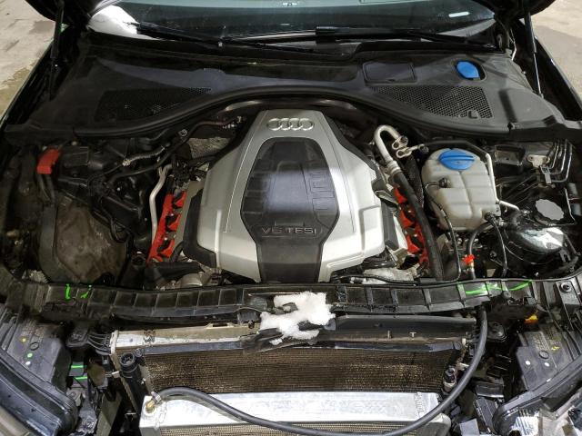WAUHGAFC0GN010205 - 2016 AUDI A6 PRESTIGE შავი ფოტო 11