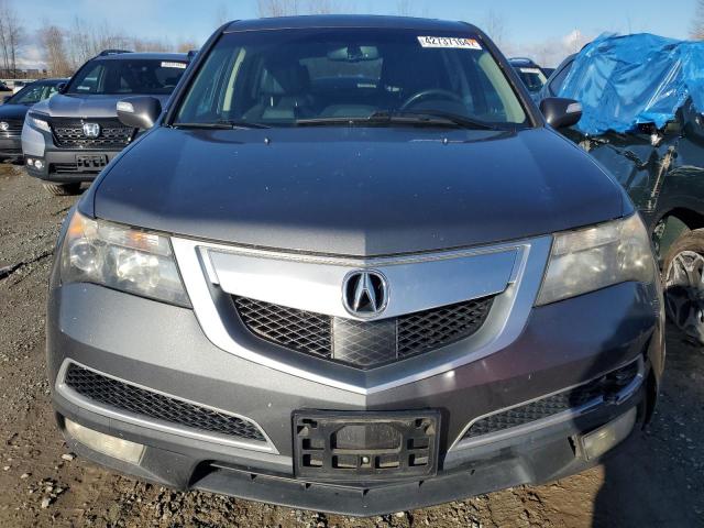 2HNYD2H76AH502068 - 2010 ACURA MDX ADVANCE GRAY photo 5