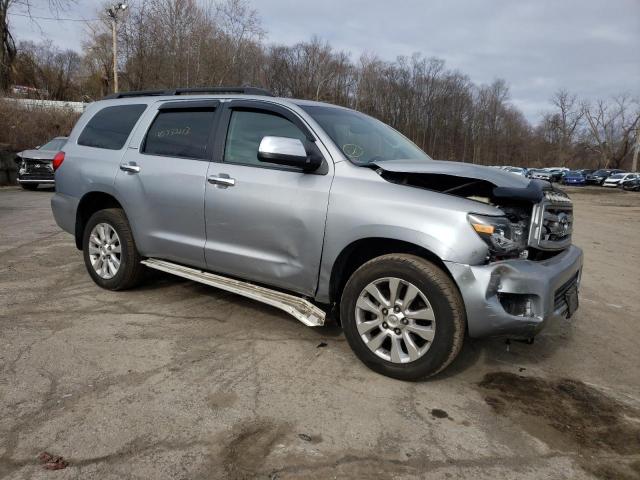 5TDDY5G19AS024771 - 2010 TOYOTA SEQUOIA PLATINUM SILVER photo 4