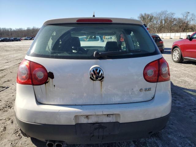 WVWBB71KX9W129479 - 2009 VOLKSWAGEN RABBIT WHITE photo 6