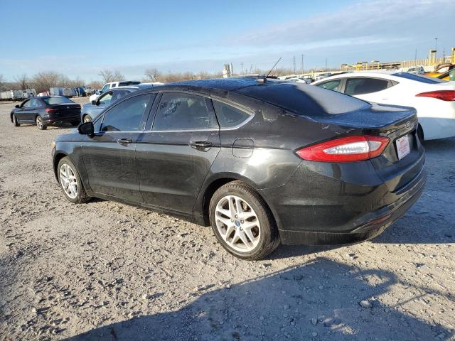 3FA6P0HR0DR271855 - 2013 FORD FUSION SE BLACK photo 2