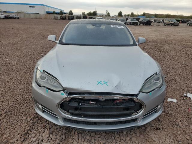 5YJSA1H16EFP60807 - 2014 TESLA MODEL S SILVER photo 5