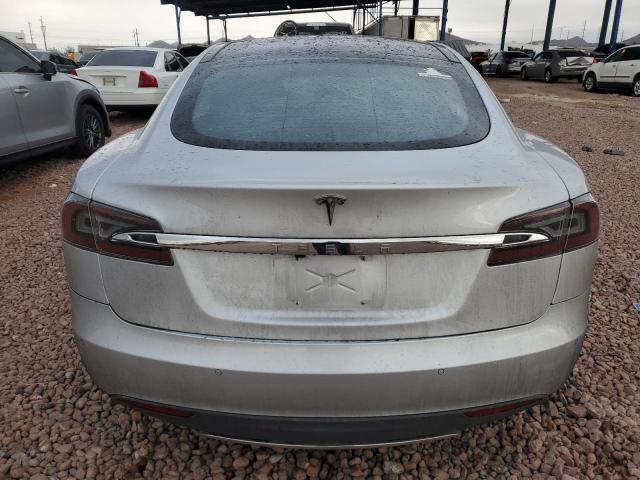 5YJSA1H16EFP60807 - 2014 TESLA MODEL S SILVER photo 6