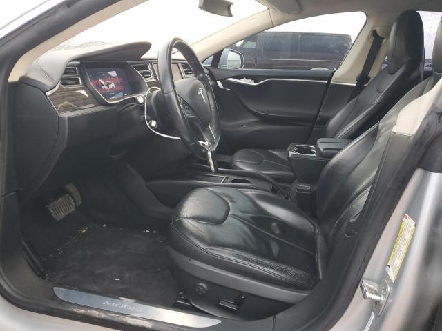 5YJSA1H16EFP60807 - 2014 TESLA MODEL S SILVER photo 7
