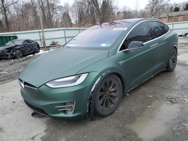 5YJXCAE27GF004791 - 2016 TESLA MODEL X GREEN photo 1