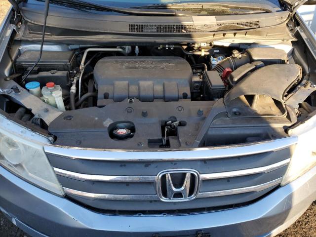 5FNRL5H64CB037207 - 2012 HONDA ODYSSEY EXL BLUE photo 12