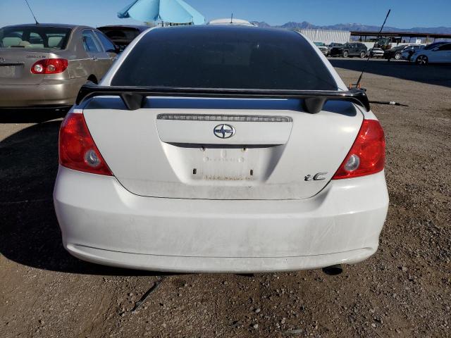 JTKDE177550042739 - 2005 TOYOTA SCION TC WHITE photo 6