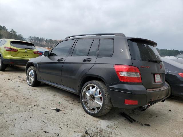 WDCGG8HB6BF552465 - 2011 MERCEDES-BENZ GLK 350 4MATIC BLACK photo 2