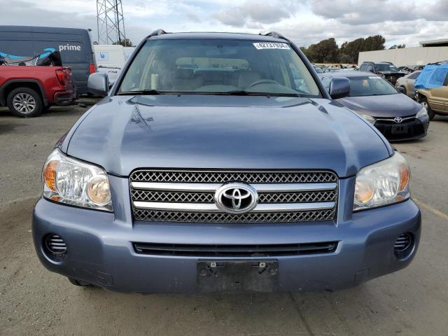 JTEDW21A870018867 - 2007 TOYOTA HIGHLANDER HYBRID BLUE photo 5