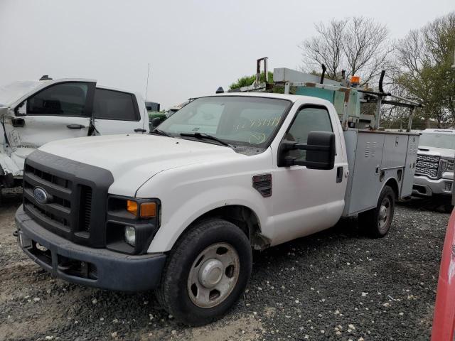 1FDSF30598EC23121 - 2008 FORD F350 SRW SUPER DUTY WHITE photo 1