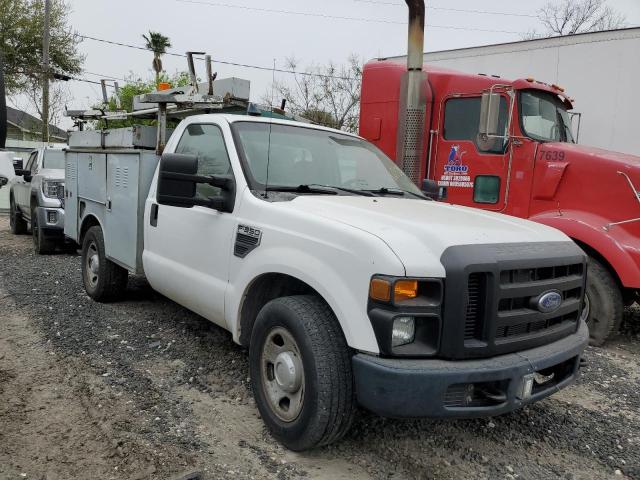 1FDSF30598EC23121 - 2008 FORD F350 SRW SUPER DUTY WHITE photo 4