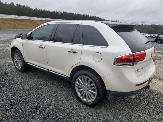 2LMDJ6JK7BBJ30523 - 2011 LINCOLN MKX WHITE photo 2