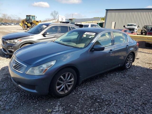 JNKCV61E29M300512 - 2009 INFINITI G37 BASE BLUE photo 1