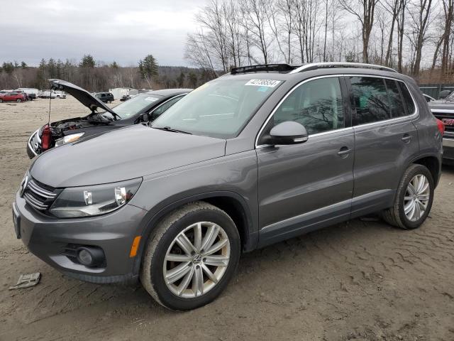 WVGBV7AX6DW017303 - 2013 VOLKSWAGEN TIGUAN S GRAY photo 1