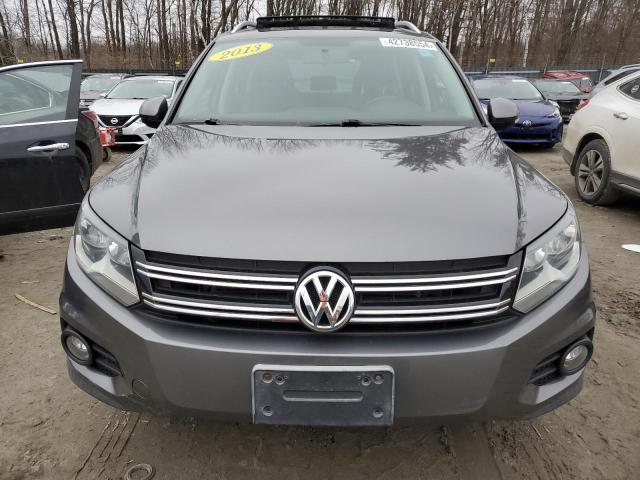 WVGBV7AX6DW017303 - 2013 VOLKSWAGEN TIGUAN S GRAY photo 5