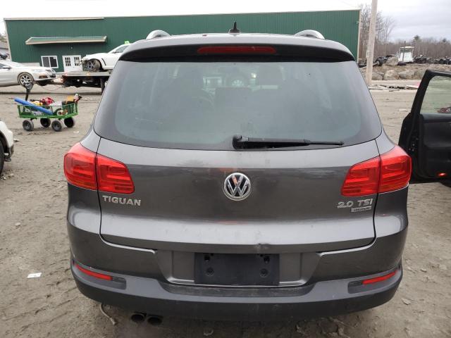 WVGBV7AX6DW017303 - 2013 VOLKSWAGEN TIGUAN S GRAY photo 6