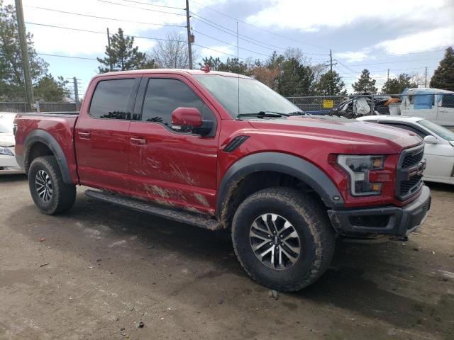 1FTFW1RG9KFC08246 - 2019 FORD F150 RAPTOR BURGUNDY photo 4