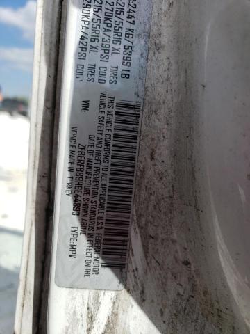 ZFBERFBB9H6E44893 - 2017 RAM PROMASTER SLT 白色 照片 12