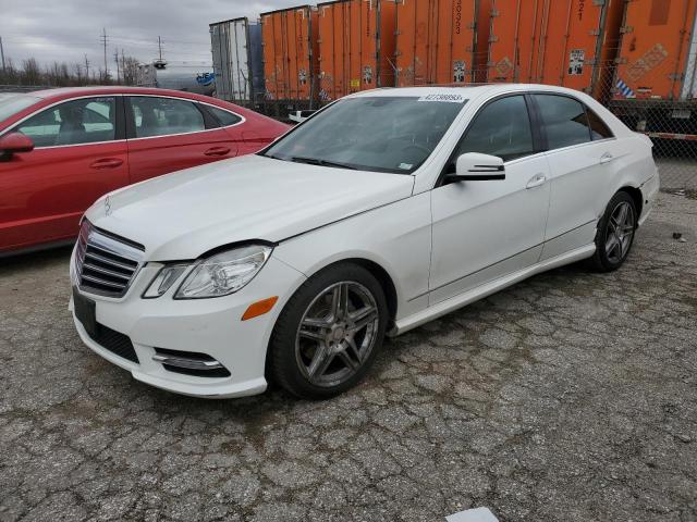 WDDHF8JB1DA684126 - 2013 MERCEDES-BENZ E 350 4MATIC WHITE photo 1