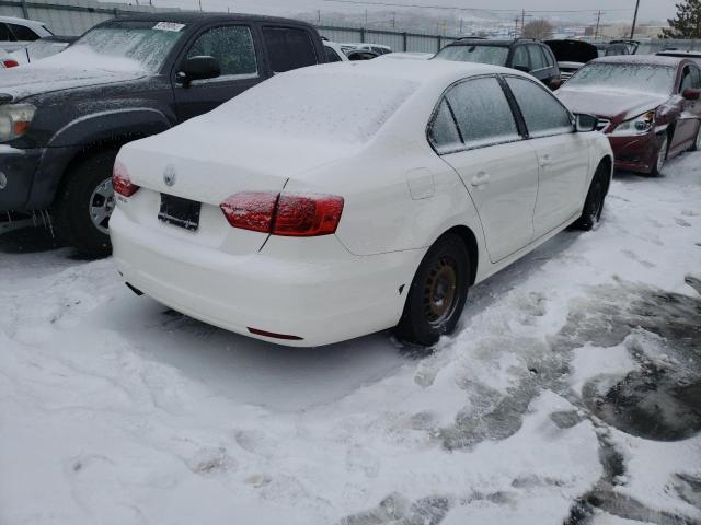 3VW2K7AJ3CM306188 - 2012 VOLKSWAGEN JETTA BASE Սպիտակ լուսանկար 3