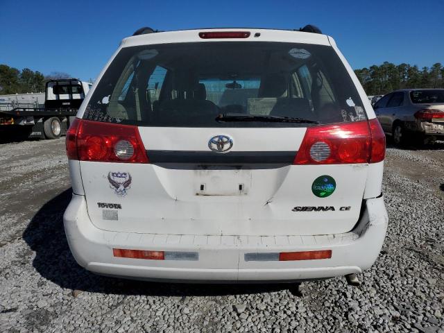 5TDZA23C36S551924 - 2006 TOYOTA SIENNA CE WHITE photo 6