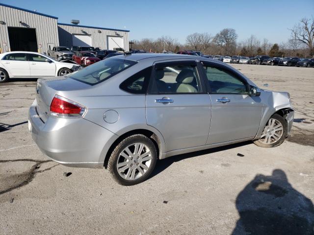 1FAHP3HN3AW170647 - 2010 FORD FOCUS SEL SILVER photo 3