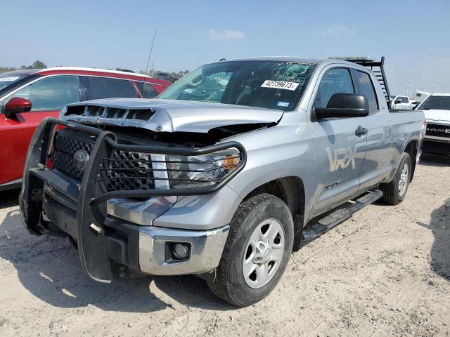 5TFRM5F16KX138242 - 2019 TOYOTA TUNDRA DOUBLE CAB SR/SR5 SILVER photo 1