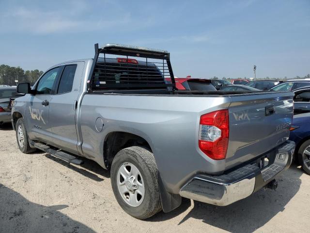5TFRM5F16KX138242 - 2019 TOYOTA TUNDRA DOUBLE CAB SR/SR5 SILVER photo 2