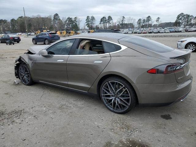 5YJSA1E28GF131176 - 2016 TESLA MODEL S Qəhvəyi foto 2