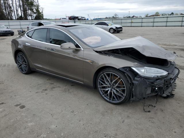 5YJSA1E28GF131176 - 2016 TESLA MODEL S Qəhvəyi foto 4