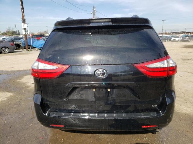 5TDKK3DC2GS709156 - 2016 TOYOTA SIENNA LE BLACK photo 6