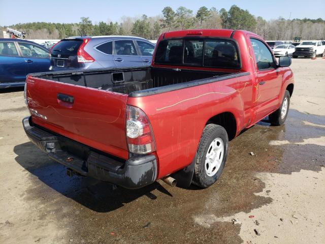 5TFNX4CN6BX002586 - 2011 TOYOTA TACOMA RED photo 3