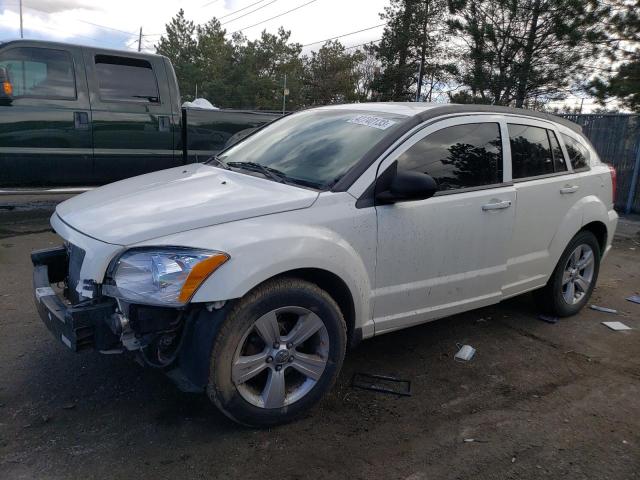 1B3CB4HA9AD613547 - 2010 DODGE CALIBER SXT WHITE photo 1