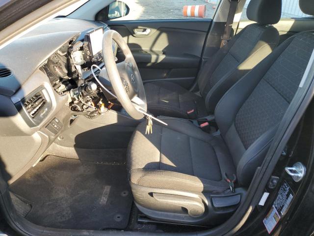 3KPA24AD4ME395773 - 2021 KIA RIO LX BLACK photo 7