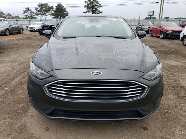 3FA6P0LU9KR261799 - 2019 FORD FUSION SE GRAY photo 5