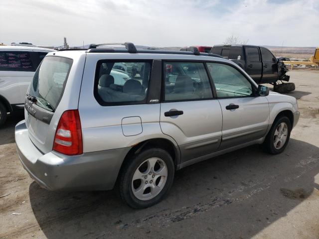 JF1SG65683H730142 - 2003 SUBARU FORESTER 2.5XS ვერცხლისფერი ფოტო 3