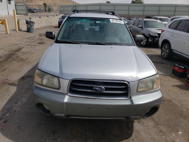 JF1SG65683H730142 - 2003 SUBARU FORESTER 2.5XS ვერცხლისფერი ფოტო 5