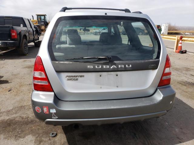 JF1SG65683H730142 - 2003 SUBARU FORESTER 2.5XS ვერცხლისფერი ფოტო 6