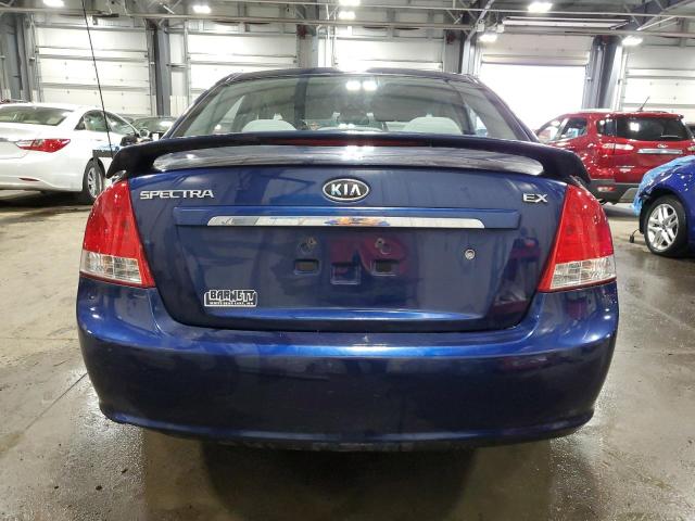 KNAFE121085561897 - 2008 KIA SPECTRA EX BLUE photo 6