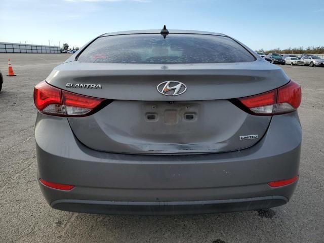 5NPDH4AE9EH469092 - 2014 HYUNDAI ELANTRA SE CHARCOAL photo 6