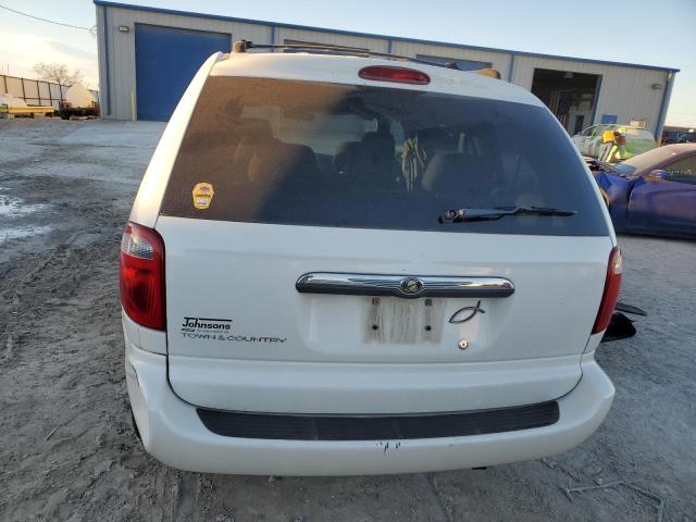 1C4GP45R05B103391 - 2005 CHRYSLER TOWN & COU WHITE photo 6