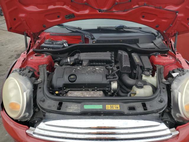 WMWMF33548TT66639 - 2008 MINI COOPER RED photo 11