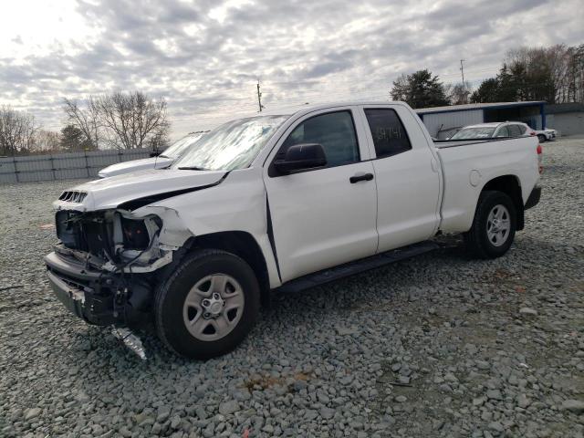5TFRM5F11KX141825 - 2019 TOYOTA TUNDRA DOUBLE CAB SR/SR5 WHITE photo 1